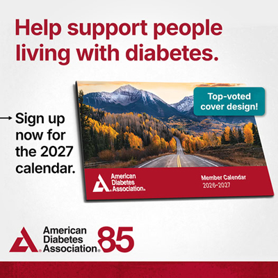 Free American Diabetes Calendar