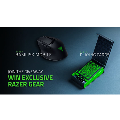 Win 1 of 25 Razer Playing Cards