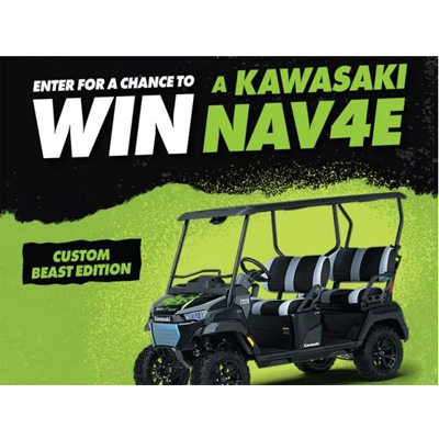 Win a Beast Kawasaki Nav 4e