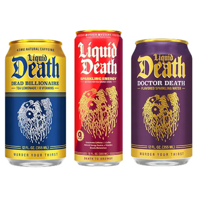 Free Liquid Death Energy Drink