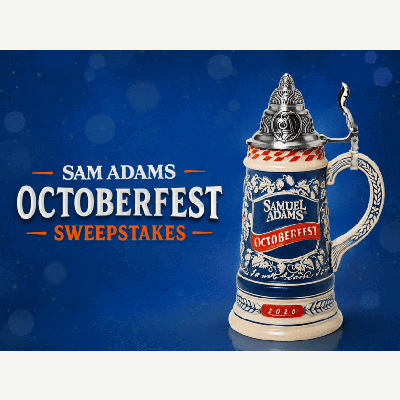 Free Sam Adams Ceramic Stein