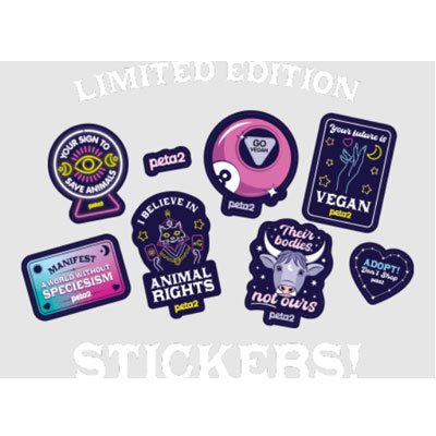 Free Peta Pet Stickers