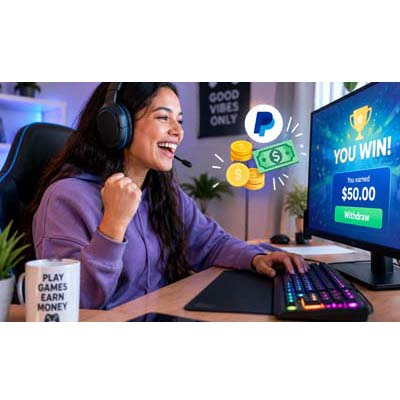 Earn up to $90 a month for Playing Games