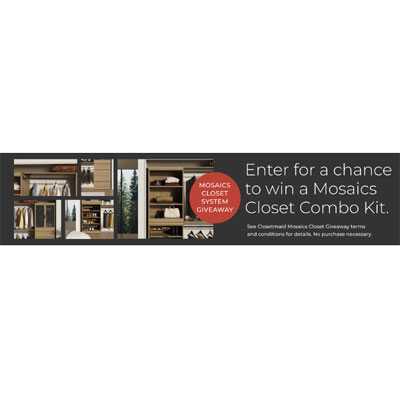 Win a ClosetMaid’s Mosaics Closet